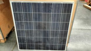 Lot of approximately (224) pieces of 125watt solar panels