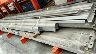 Lot of approximately (880) pieces of industrial table materials