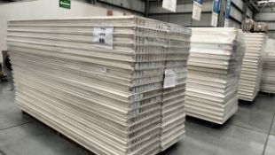Lot of approximately (450) pieces of wall panel
