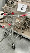 Lot of approximately (48) pieces of Self-Service Carts