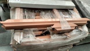 Lot of approximately (230) pieces of window frames