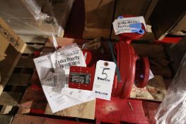 Baldor Motor with Pump 5HP, 230/460/3/60, Bell Gossett Pump Model E-1531 SSF 8.5, 150 GPM On Mezzani