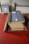 (6) Boxes of Gray Shelving (Shelves Only) 24