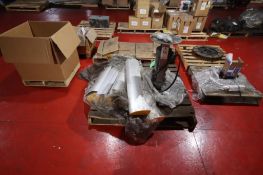 (6) Skids with Gears, Blades, Shafts, Etc. On Mezzanine