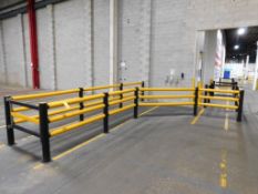 (10) Sections of A-Safe Safety Barricade, (2) Swing Gates