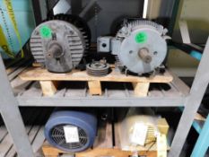 (5) Motors, (2) 10HP, (1) 20HP, (1) 7.5HP and (1) 5HP