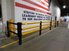 (4) Sections of A-Safe Safety Barricade, (2) Swing Gates, Approx. 28'L x 45