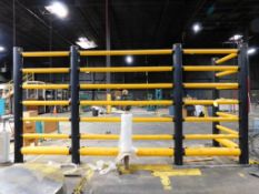(4) Section of A-Safe Safety Barricade, Approx. 9' H x 8'L
