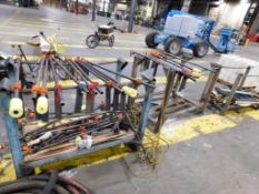 (3) Racks with pipe clamps