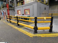 (4) Sections of A-Safe Safety Barricade, Approx. 24'L x 45