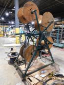Spool Rack with (8) extra spools of wire