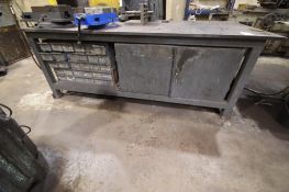 Steel Top Table 4' x 8' x 1