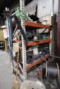Rack and Contents-Wire Spools, Conduit Benders