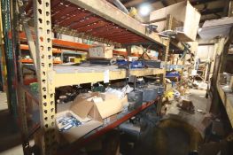Contents of 3 Sections of racking-Batteries, Cylinders, Buse Plugs, Electric Boxes, Flex Hose, Repai