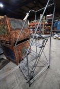5 Step Rolling Ladder