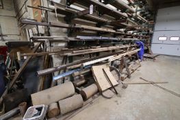 Contents of Rack on Wall-Assorted Steel