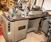 Hardinge lathe 5C collet chuck, w/ rotary tool holder, approx. 8-1/2