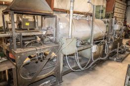 Lindberg Heat treat oven type LMSH-0860, s/n 12509, 33kw, 230v 3ph, max temp 1750F, 1969, w/ quench