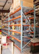 (3) section pallet rack (5) 42