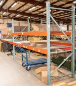 (2) sections pallet rack (3) 42