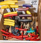 T-handle allen keys metric,& SAE mostly Bondhus