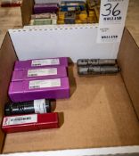 (4) new toolholders f/ profilator (2) used and (1) threading RH on edge style V, TMMC 3/8 IC