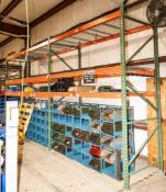 (2) sections pallet rack (3) 42
