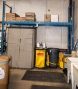 (1) section pallet rack (2) 36