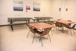 Breakroom furniture (2) 40 x 40