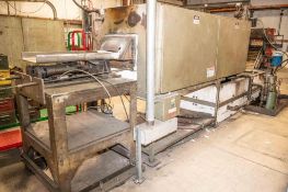 Lindberg Heat treat oven type 45-MT-1272-17SH, s/n 929306L, 51kw, 240v 3ph,max 1750 F, 1993, w/Mayfr