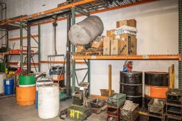 (6) sections pallet racking, (6) 42