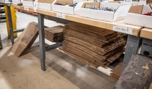Uline workbench butcherblock wooden top approx. 96 x 35-1/2