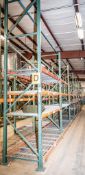 (10) sections pallet racking, (1) 42