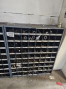 Durham 72-Bin Small Parts Storage Cabinets And Contents, Including But Not Limited To: Various Sized