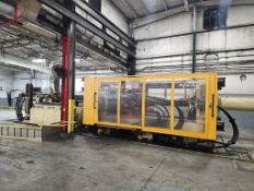 2002 Husky Model Hylectric-1000RS-115/115, 1,000-Ton Hydraulic Clamp Injection Molding Machine