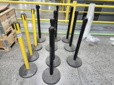 (10) Retractable Belt Safety Stanchions - Asset #: 2171