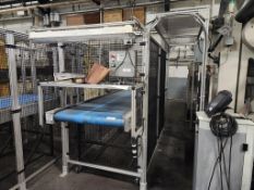 Custom Fabricated 80 / 20 Aluminum Robot Cool Down Station / Safety Enclosure - Asset #: 2046