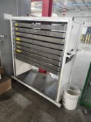 Custom Work Storage / Rolling Cabinet - Asset #: 80