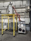 2014 Novatec Resin Drying System With Model WHC-18PB Hopper And NHB-100 Temperature Control Unit, 46