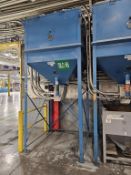 Novatec Model 32-445-60 Approx. 100 Cu. Ft. Capacity Silo, With Stainless Steel Loader, Level Indica