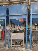 Novatec Model 32-445-60 Approx. 100 Cu. Ft. Capacity Silo, With Stainless Steel Loader, Level Indica