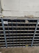 Durham 72-Bin Small Parts Storage Cabinets And Contents, Including But Not Limited To: Various Sized