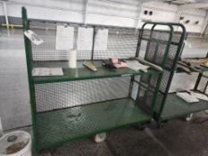 U-Line 2-Shelf Welded Stock Picking Cart - Asset #: 79