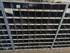 Durham 72-Bin Small Parts Storage Cabinets And Contents, Including But Not Limited To: Various Sized