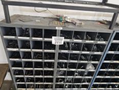 (2) Durham 36-Bin Small Parts Storage Cabinets And Contents, Including But Not Limited To: Various S