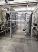 Custom Fabricated 80 / 20 Aluminum Robot Cool Down Station / Safety Enclosure - Asset #: 65