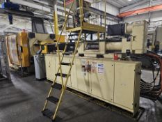 2002 Husky Electric Model Hylectric 650RS-95/95 700-Ton Hydraulic Clamp Injection Molding Machine