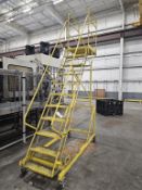 11-Step 10-Foot Rolling Staircase - Asset #: 71