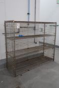 Uline Stainless Steel/Chrome Wire Security Cage