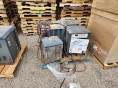 Lot (4) Battery Chargers GNB MN: FEF100 12-260 S1, (2) Cen Electronics MN: 12Y0475G2D, GNB MN: FLX20